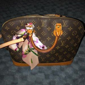 Authentic Louis Vuitton Alma Hand Bag